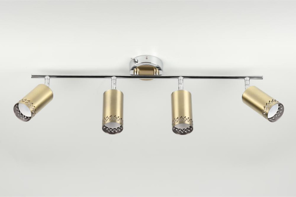 Светильник настенно-потолочный спот Rivoli Alosia 7019-704 4 * GU10 25 Вт поворотный с выключателем (дублер)