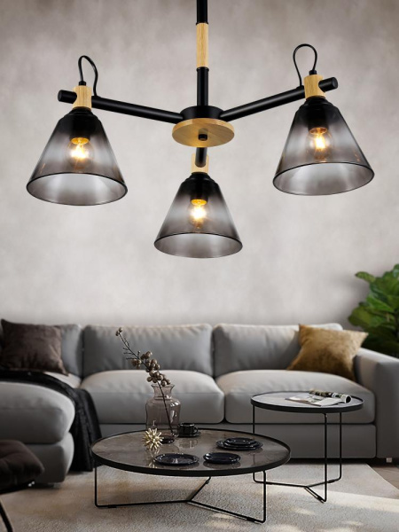 Люстра Rivoli Elmira 9117-303 3 * Е27 40 Вт модерн дубликат