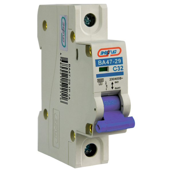 Автоматический выключатель ВА47-29 1P 32А (С) 6кА ЭНЕРГИЯ