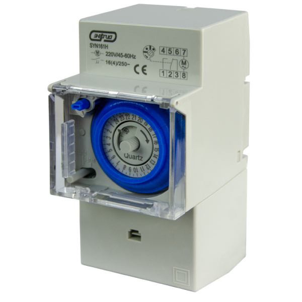 Суточный таймер SYN 161H 220V AC ЭНЕРГИЯ