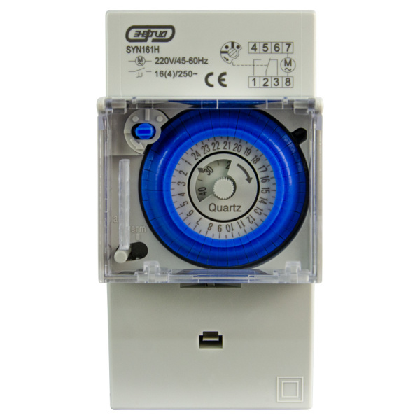 Суточный таймер SYN 161H 220V AC ЭНЕРГИЯ