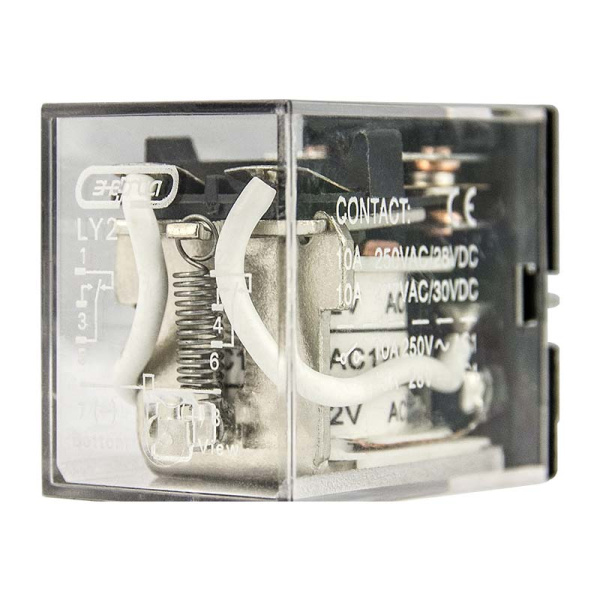 Реле промежуточное LY-2 10А 12AC 2пк ЭНЕРГИЯ