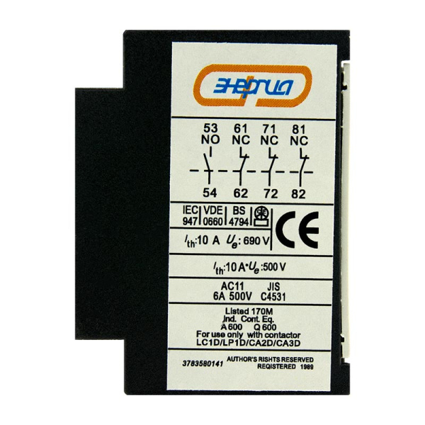 Блок дополнительных контактов Энергия LA1-DN04 (4NC) ЭНЕРГИЯ