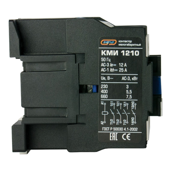 Контактор КМИ-1210 12А 220AC 1НО ЭНЕРГИЯ