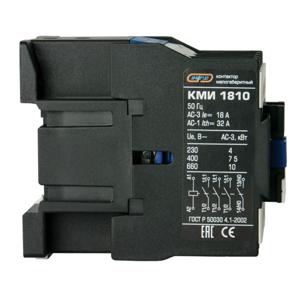 Контактор КМИ-1810 18А 220AC 1НО (LC1-D) ЭНЕРГИЯ
