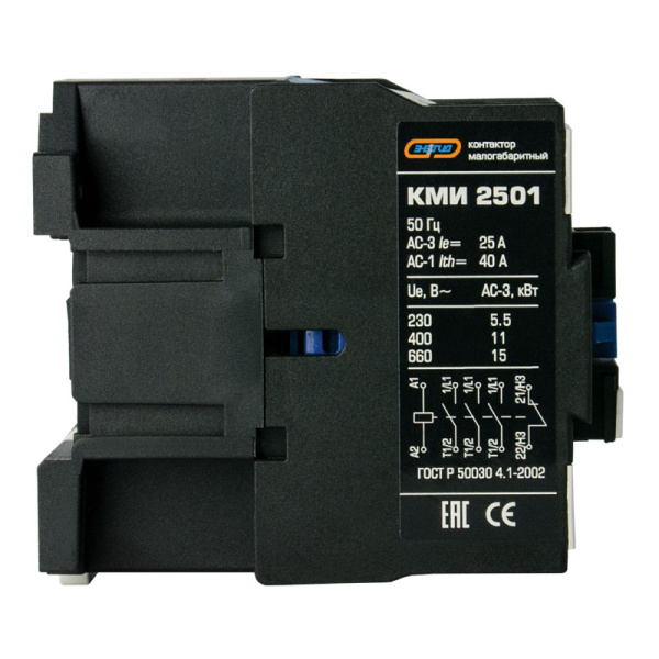 Контактор КМИ-2501 25А 220AC 1НЗ (LC1-D) ЭНЕРГИЯ