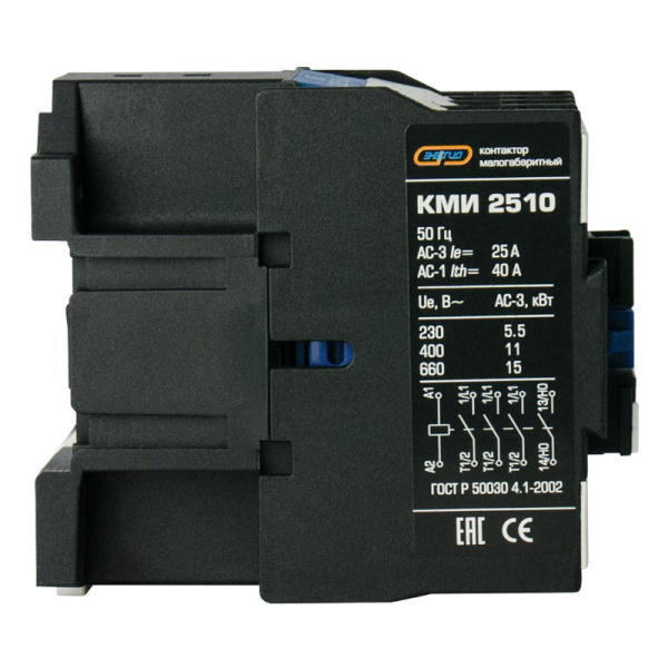 Контактор КМИ-2510 25А 220AC 1НО ЭНЕРГИЯ
