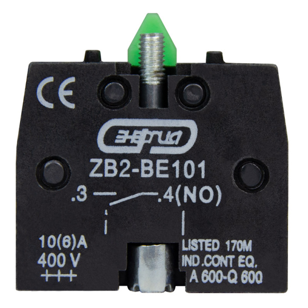 Контакт дополнительный ZB2-BE101 1НО для XB2 ЭНЕРГИЯ