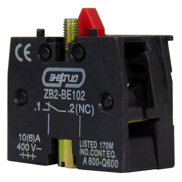 Контакт дополнительный ZB2-BE102 1НЗ для XB2 ЭНЕРГИЯ