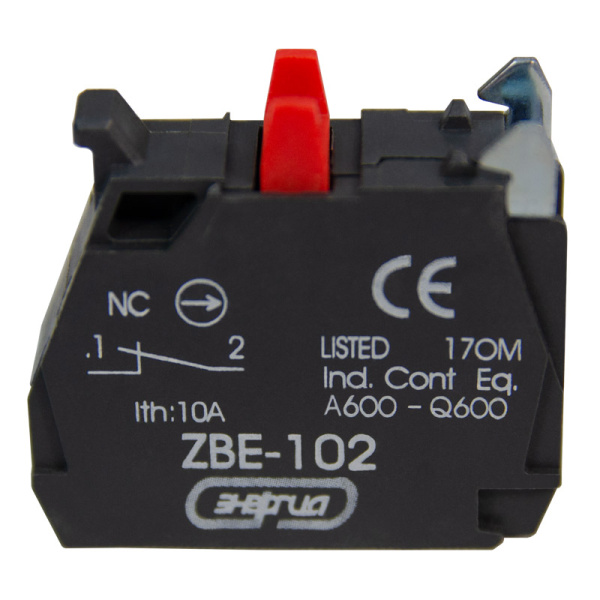 Контакт дополнительный ZB4-BE102 1НЗ для XB4 ЭНЕРГИЯ