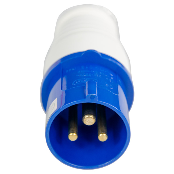 Вилка переносная TS-013 2P+PE 16А 230В IP44 ЭНЕРГИЯ