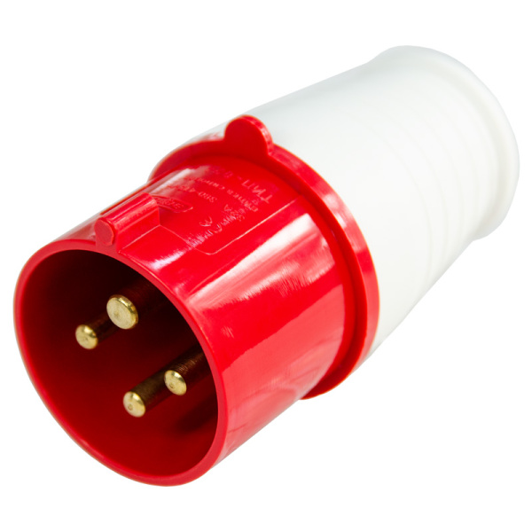 Вилка переносная TS-024 3P+PE 32А 400В IP44 ЭНЕРГИЯ