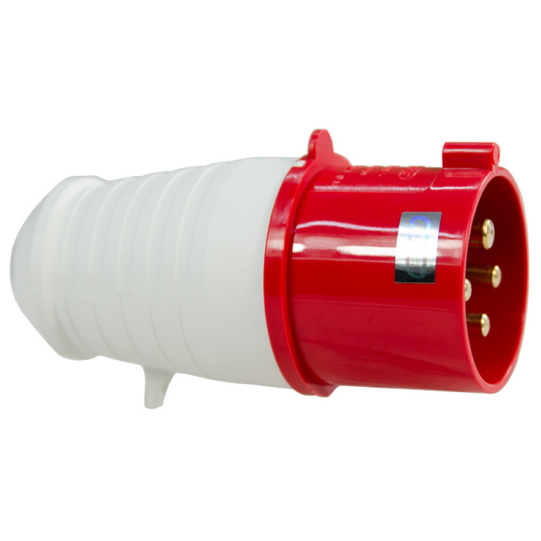 Вилка переносная TS-024 3P+PE 32А 400В IP44 ЭНЕРГИЯ