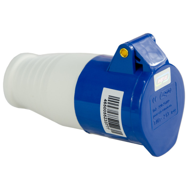 Розетка переносная TS-213 2P+PE 16А 230В IP44 ЭНЕРГИЯ