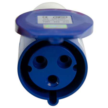 Розетка переносная TS-223 2P+PE 32А 230В IP44 ЭНЕРГИЯ