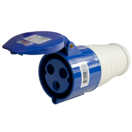 Розетка переносная TS-223 2P+PE 32А 230В IP44 ЭНЕРГИЯ