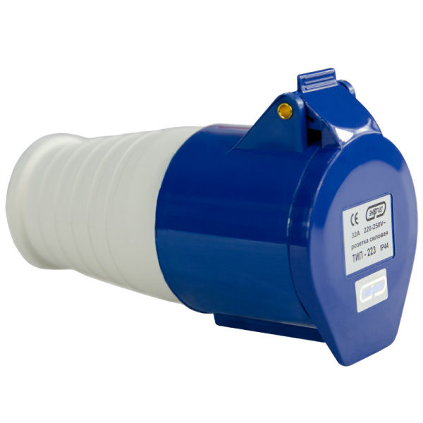 Розетка переносная TS-223 2P+PE 32А 230В IP44 ЭНЕРГИЯ