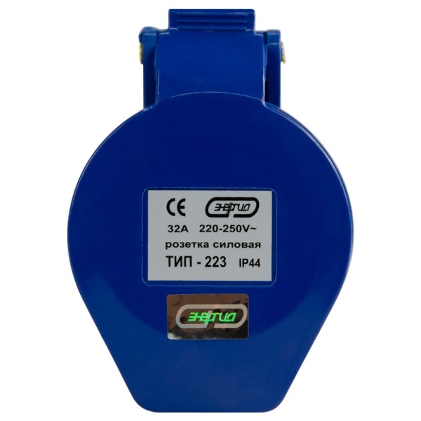 Розетка переносная TS-223 2P+PE 32А 230В IP44 ЭНЕРГИЯ