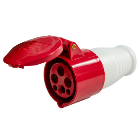 Розетка переносная TS-214 3P+PE 16А 400В IP44 ЭНЕРГИЯ