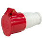 Розетка переносная TS-214 3P+PE 16А 400В IP44 ЭНЕРГИЯ