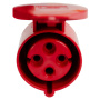 Розетка переносная TS-224 3P+PE 32А 400В IP44 ЭНЕРГИЯ