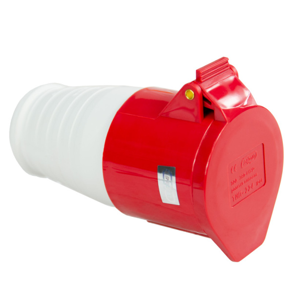 Розетка переносная TS-224 3P+PE 32А 400В IP44 ЭНЕРГИЯ