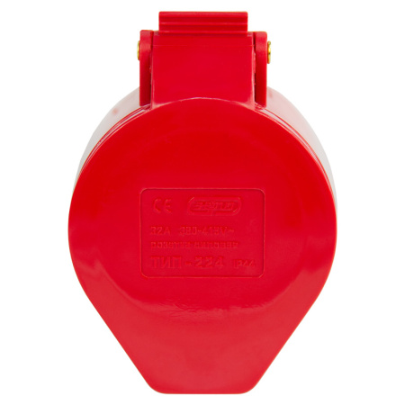 Розетка переносная TS-224 3P+PE 32А 400В IP44 ЭНЕРГИЯ