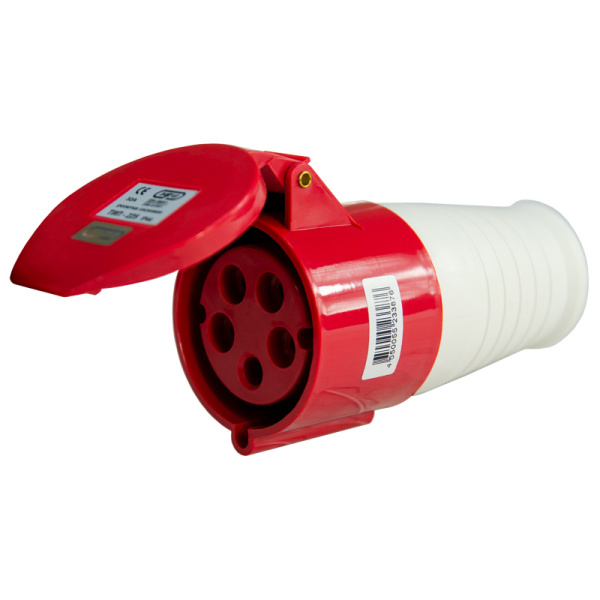 Розетка переносная TS-225 3P+PE+N 32А 400В IP44 ЭНЕРГИЯ