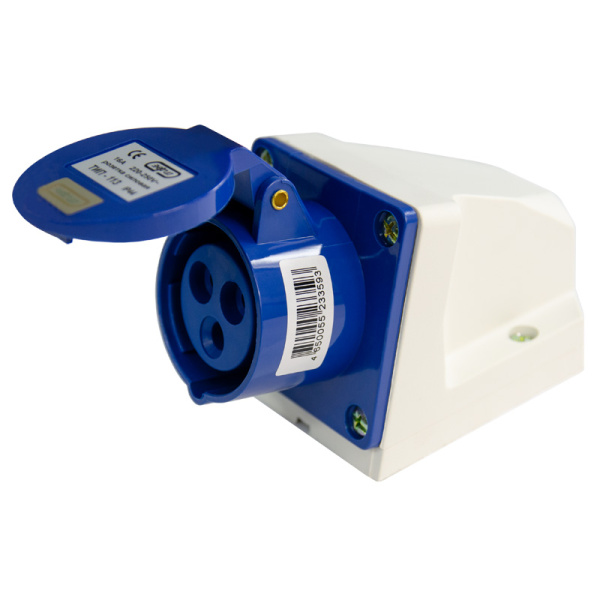 Розетка стационарная наружная TS-113 2P+PE 16А 230В IP44 ЭНЕРГИЯ
