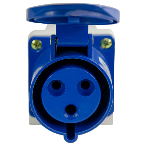 Розетка стационарная наружная TS-123 2P+PE 32А 230В IP44 ЭНЕРГИЯ