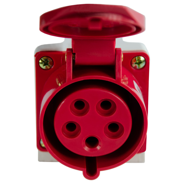 Розетка стационарная наружная TS-115 3P+PE+N 16А 400В IP44 ЭНЕРГИЯ