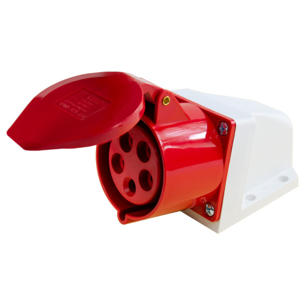 Розетка стационарная наружная TS-125 3P+PE+N 32А 400В IP44 ЭНЕРГИЯ