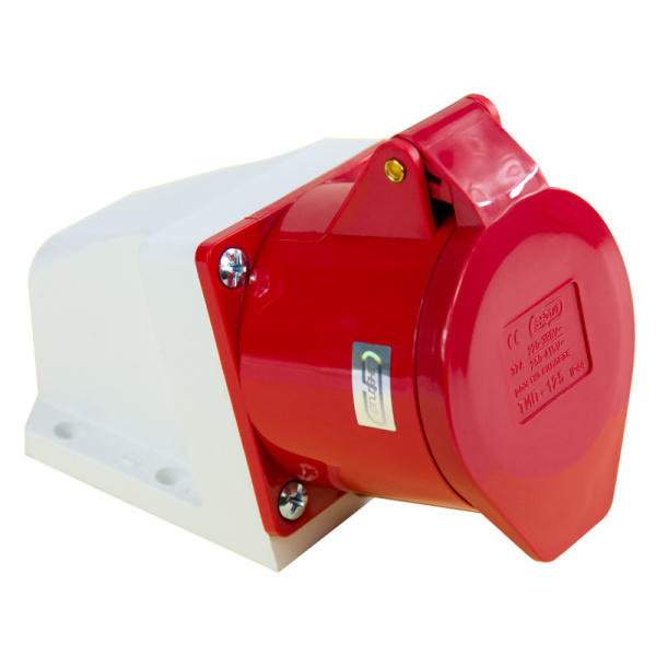 Розетка стационарная наружная TS-125 3P+PE+N 32А 400В IP44 ЭНЕРГИЯ