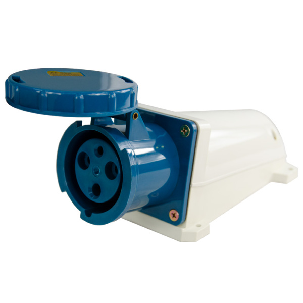 Розетка стационарная наружная TS-133 2P+PE 63А 230В IP67 ЭНЕРГИЯ
