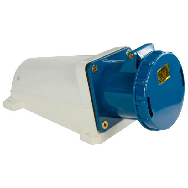 Розетка стационарная наружная TS-133 2P+PE 63А 230В IP67 ЭНЕРГИЯ