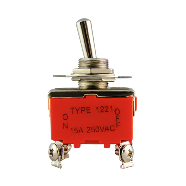 Выключатель-тумблер 1221 вкл-откл 2 группы контактов ЭНЕРГИЯ