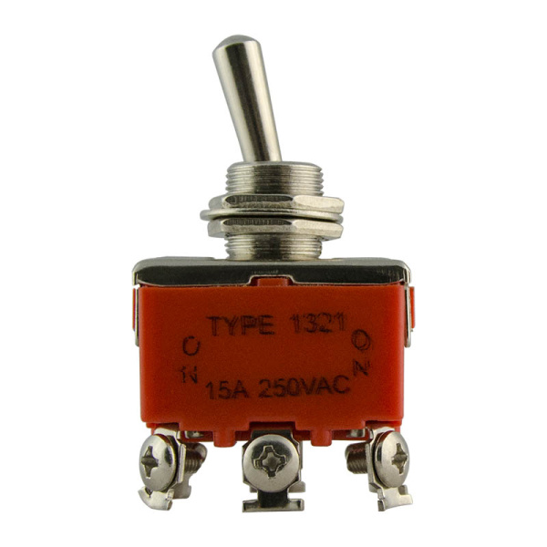 Выключатель-тумблер 1321 вкл-вкл 2 группы контактов ЭНЕРГИЯ