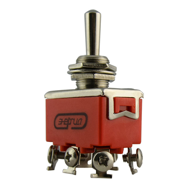 Выключатель-тумблер 1322 вкл-откл-вкл 2 группы контактов ЭНЕРГИЯ