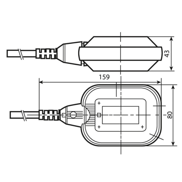 Выключатель поплавковый TSY-2 шнур 3 м. ЭНЕРГИЯ