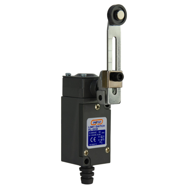 Концевой выключатель HL-5030 регулируемый роликовый рычаг 5А 1НО+1НЗ IP65 ЭНЕРГИЯ