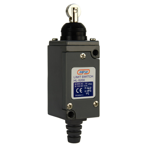 Концевой выключатель HL-5200 роликовый толкатель 5А 1НО+1НЗ IP65 ЭНЕРГИЯ