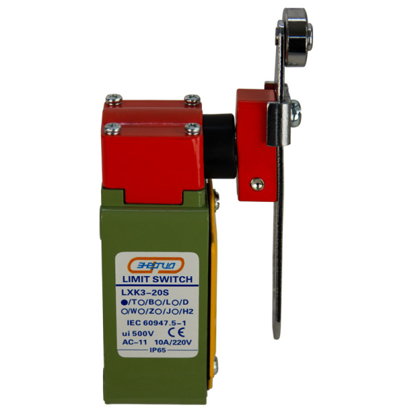 Концевой выключатель LXK3-20S/Т регулируемый роликовый рычаг 10А 1НО+1НЗ IP65 ЭНЕРГИЯ