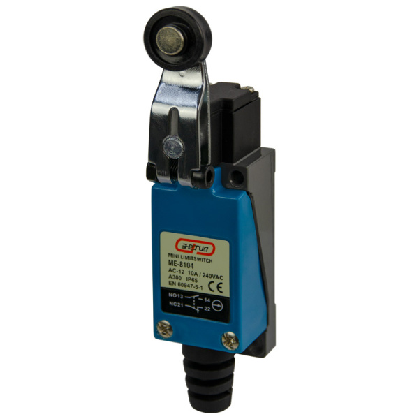 Концевой выключатель МЕ 8104  роликовый рычаг 5А 1НО+1НЗ IP65 ЭНЕРГИЯ