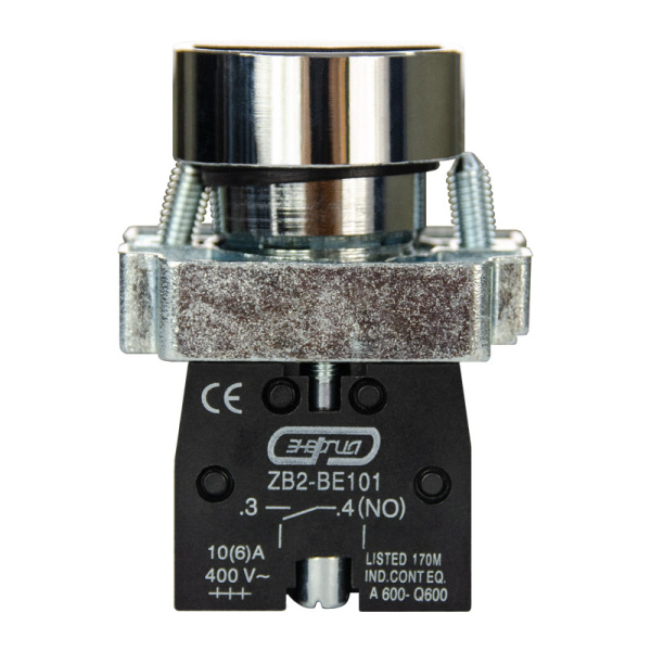 Кнопка XB2-BA21 d22мм черная 1НО ЭНЕРГИЯ