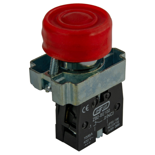Кнопка XB2-BP42 d22мм красная 1НЗ IP66 ЭНЕРГИЯ
