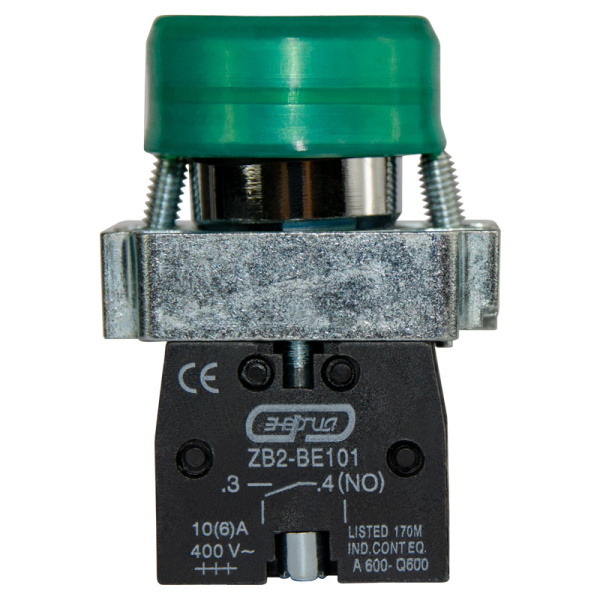 Кнопка XB2-BP31 d22мм зеленая 1НО IP66 ЭНЕРГИЯ