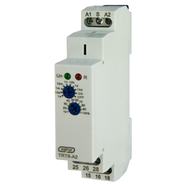 Реле задержки вкл. TRT8-A2 16А 230AС 2пк 0,1с-10дней Энергия