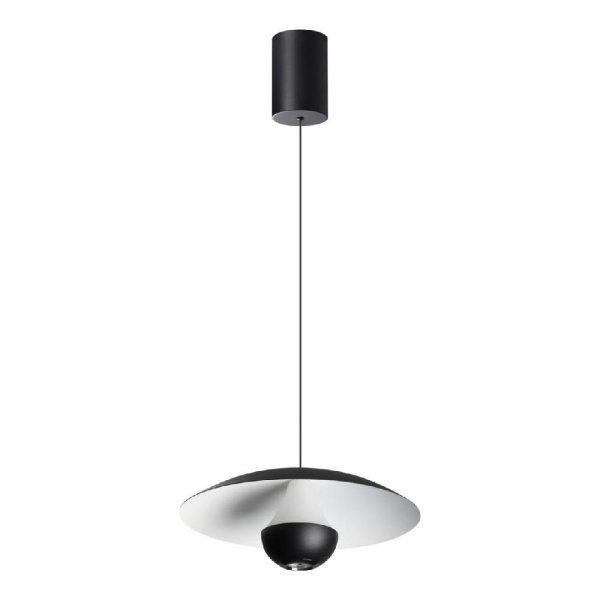 359336 OVER NT24 000 черный Светильник подвесной с механизмом регулировки высоты, провод 2м IP20 LED 4W вниз/3W вверх 760Лм 3000K 170-265V IMAN