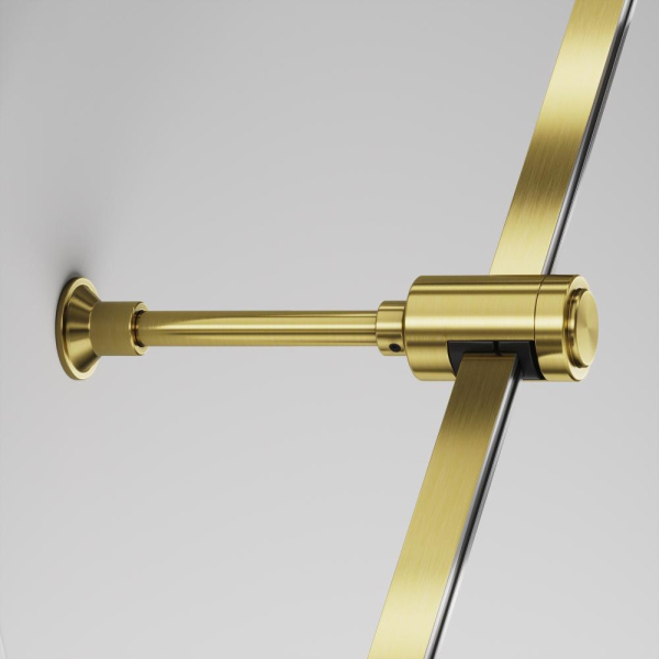 Крепление настенное Wall одинарное удлиненное Flarity латунь