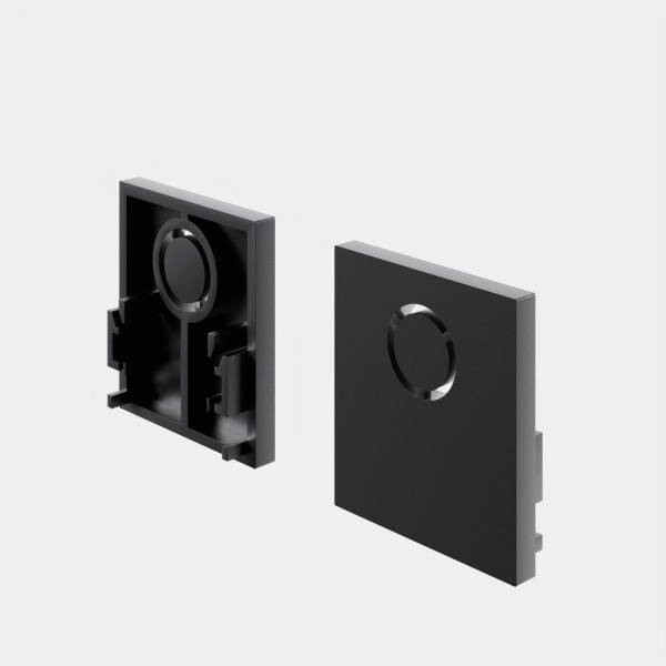 Заглушки для накладного низкопрофильного шинопровода Exility 2шт.